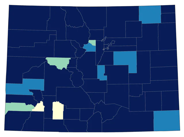 Eared Grebe county map