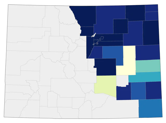Eastern Screech-Owl county map