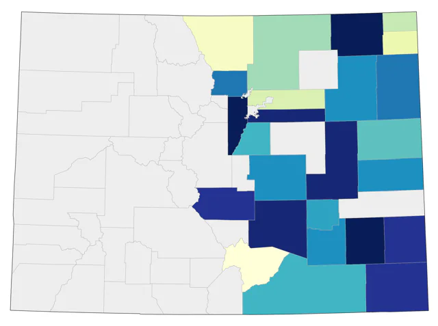 Eastern Towhee county map