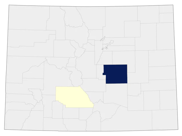 Emu county map