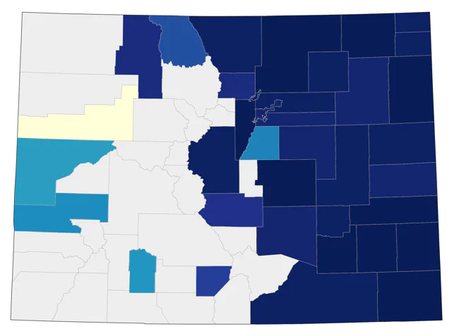 Field Sparrow county map