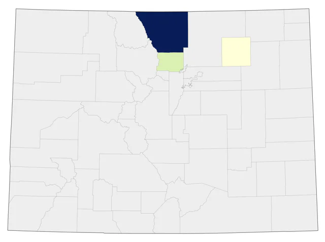 Garganey county map