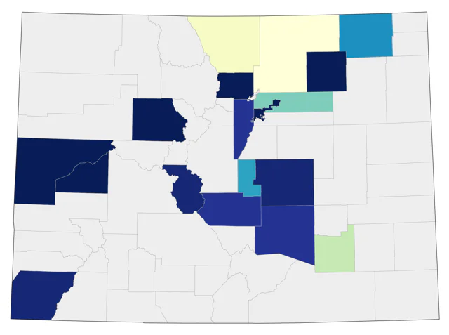 Graylag Goose county map