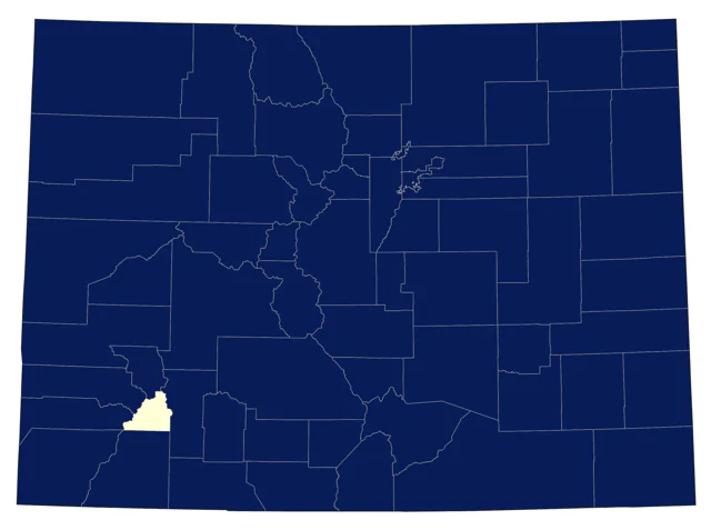 Great Blue Heron county map