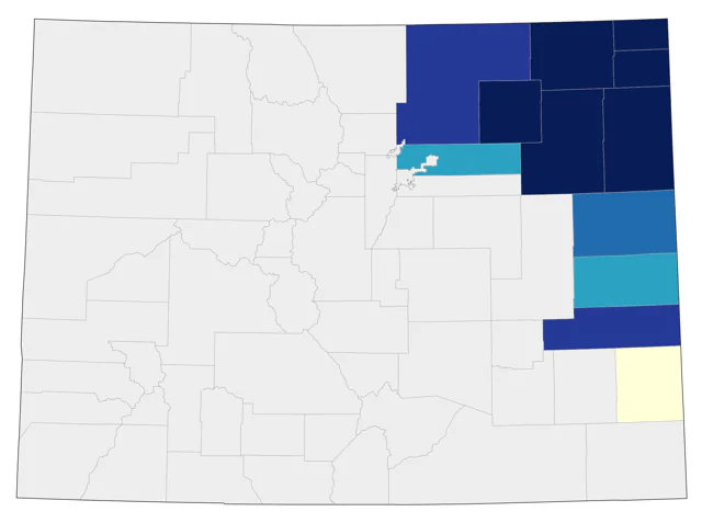 Greater Prairie-Chicken county map