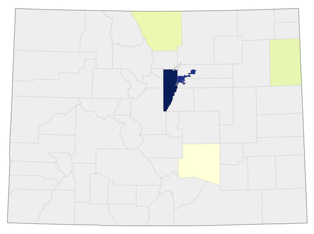 Groove-billed Ani county map