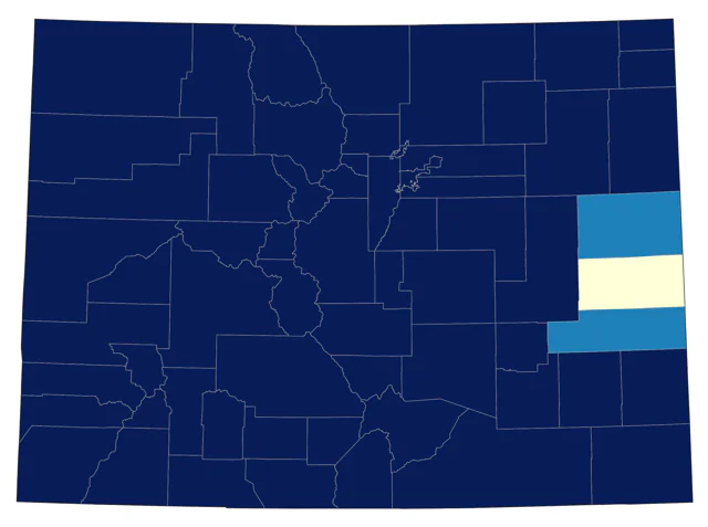 Hairy Woodpecker county map