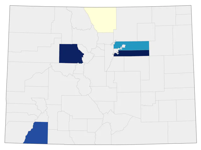 Harlequin Duck county map