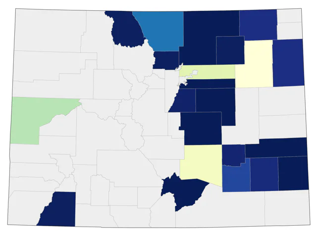 Hudsonian Godwit county map