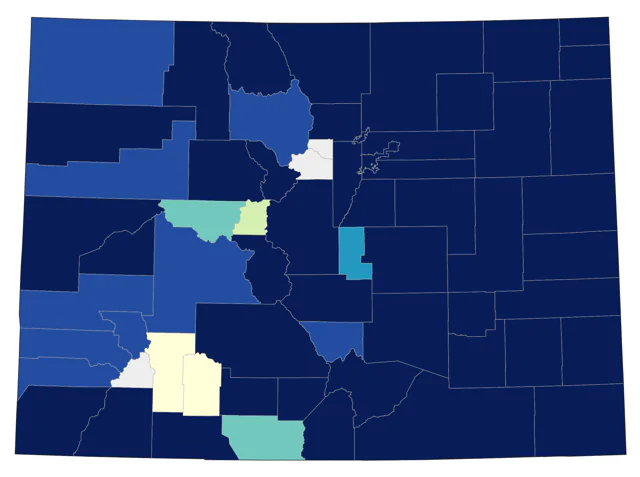 Lesser Yellowlegs county map