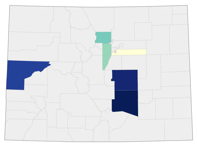 Mandarin Duck county map