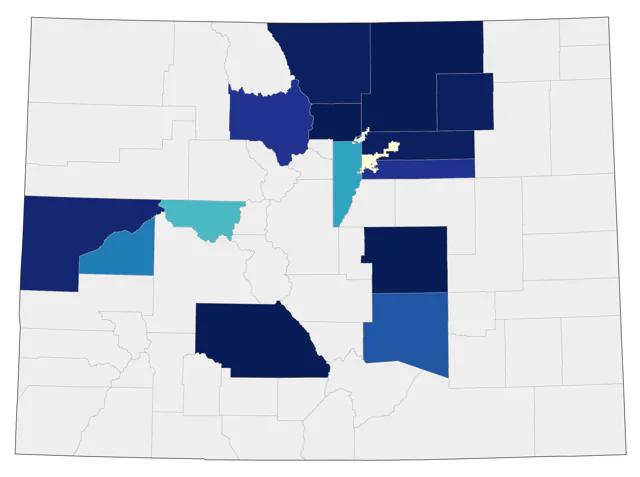 Mute Swan county map