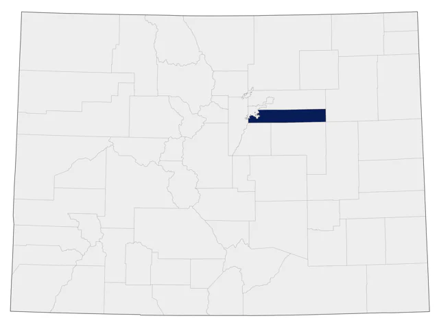 Nanday Parakeet county map