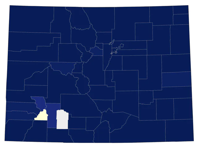 Northern Shrike county map