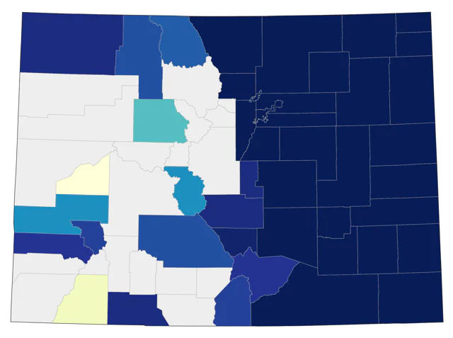 Orchard Oriole county map