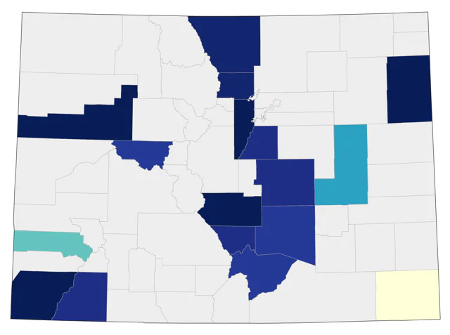 Pacific Wren county map