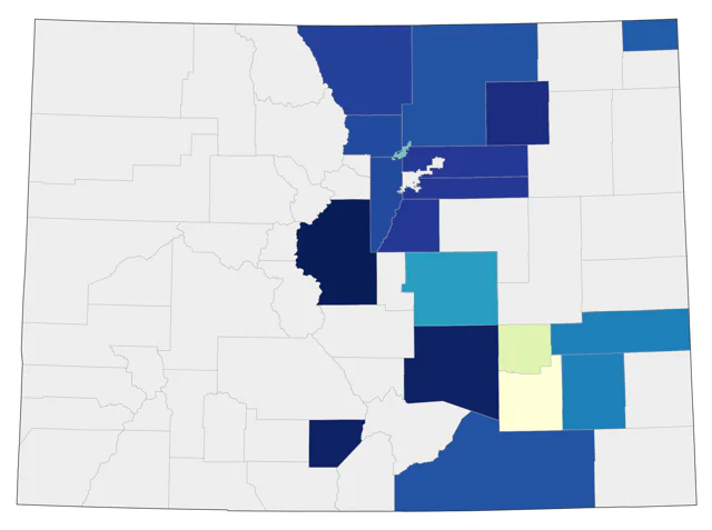 Parasitic Jaeger county map