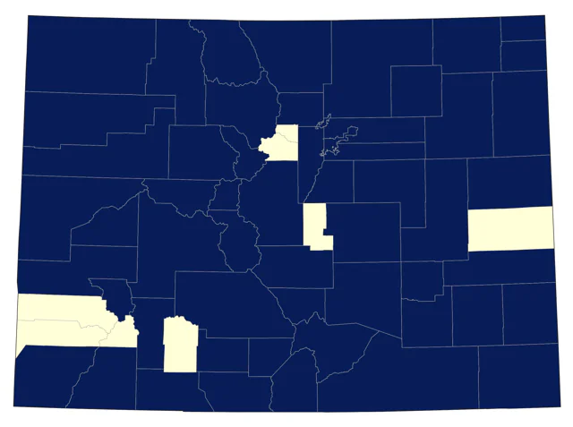 Pied-billed Grebe county map