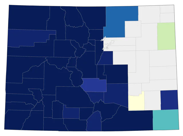 Pine Grosbeak county map