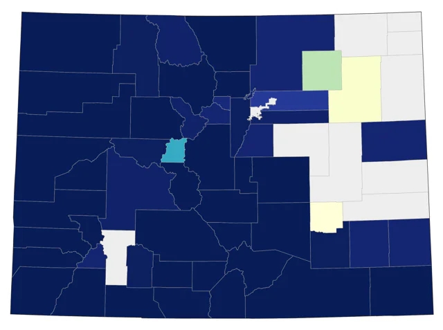 Pinyon Jay county map