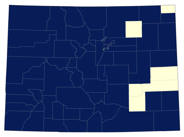 Red-breasted Nuthatch county map