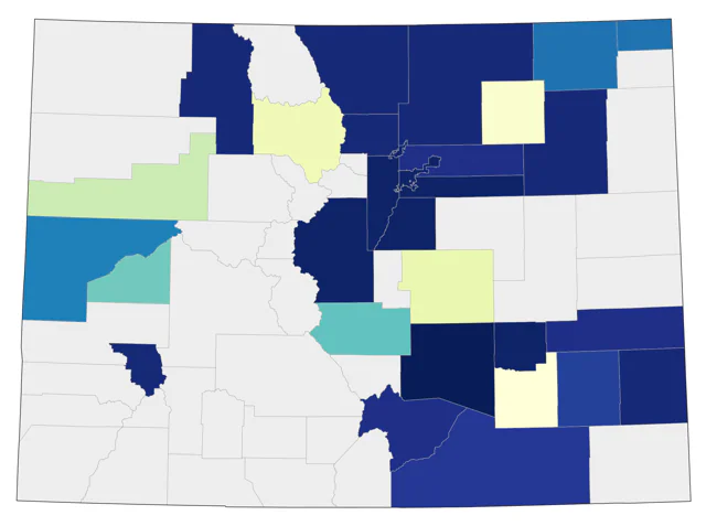 Red-throated Loon county map