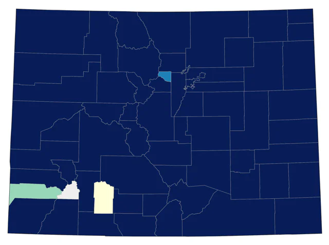 Ring-billed Gull county map