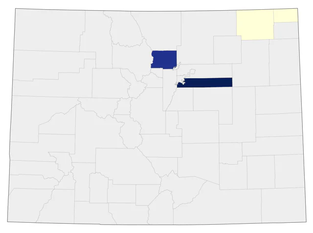 Ross's Gull county map