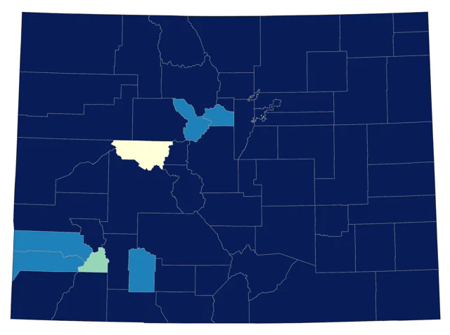 Ruddy Duck county map