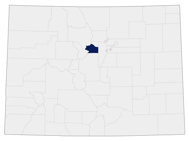 Rufous-collared Sparrow county map
