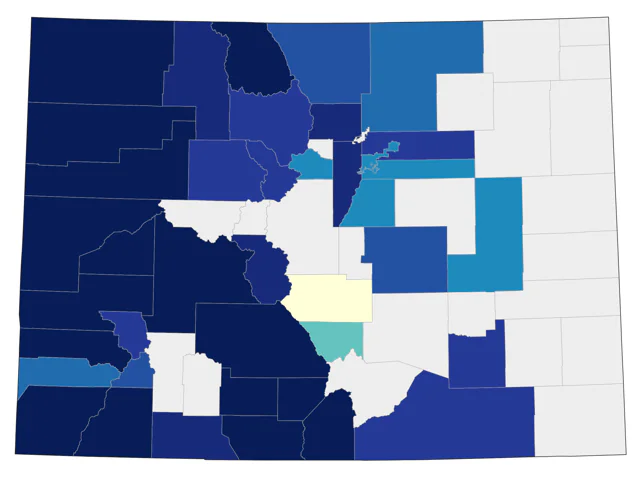 Sagebrush Sparrow county map