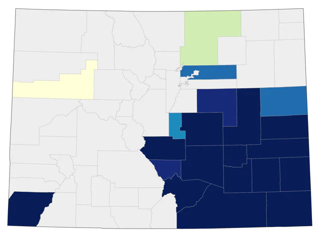 Scaled Quail county map