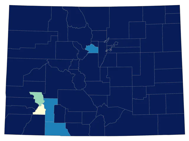 Swainson's Hawk county map