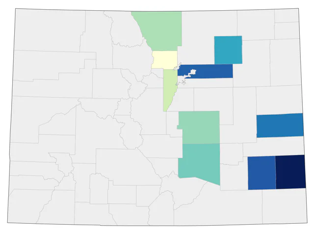 Swainson's Warbler county map