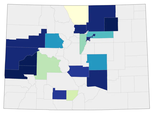 Swan Goose county map