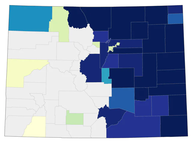 Thick-billed Longspur county map