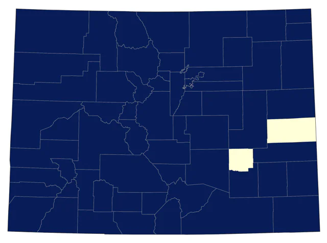 Tree Swallow county map
