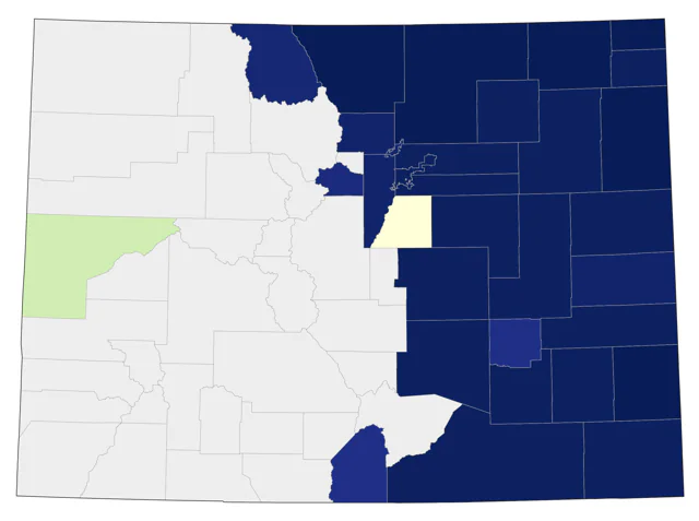 Upland Sandpiper county map