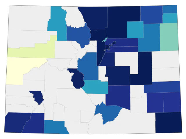 Varied Thrush county map