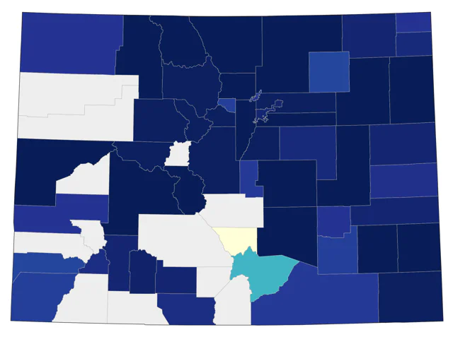 Veery county map