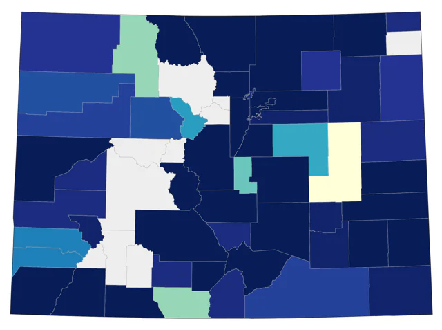 Western Cattle-Egret county map
