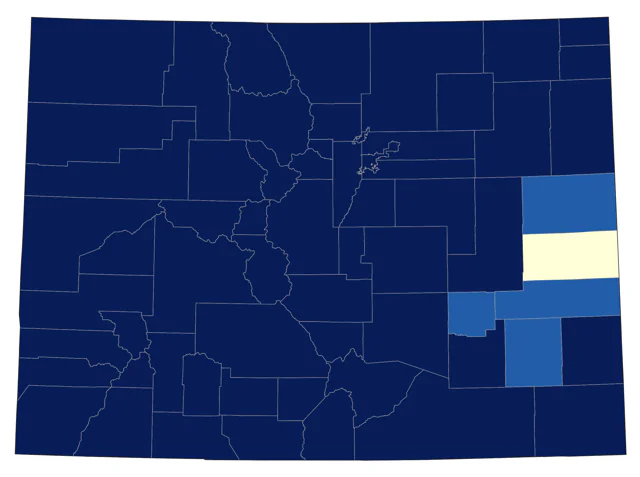 White-breasted Nuthatch county map