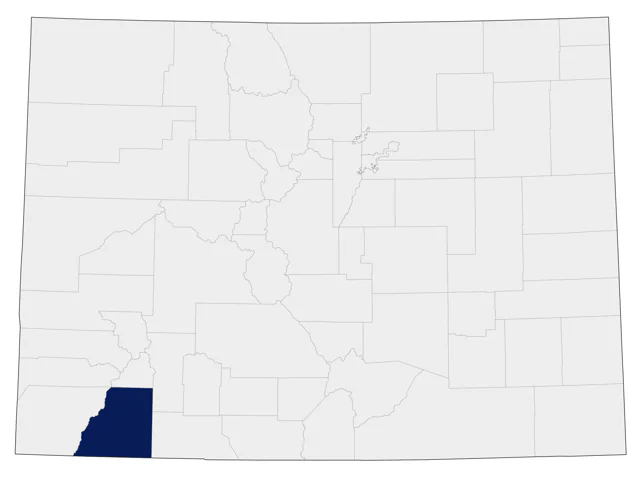 White-eared Hummingbird county map