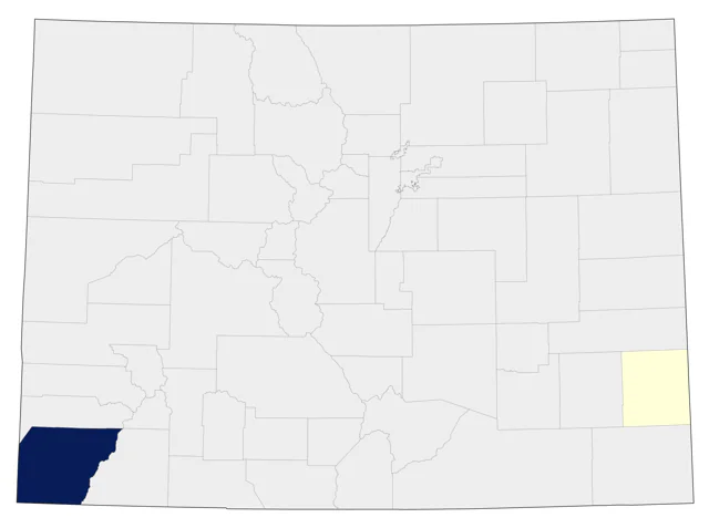 White-tailed Kite county map