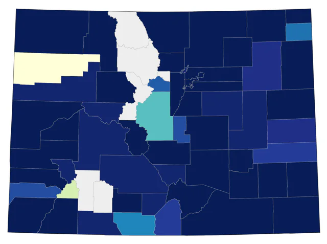 White-winged Dove county map