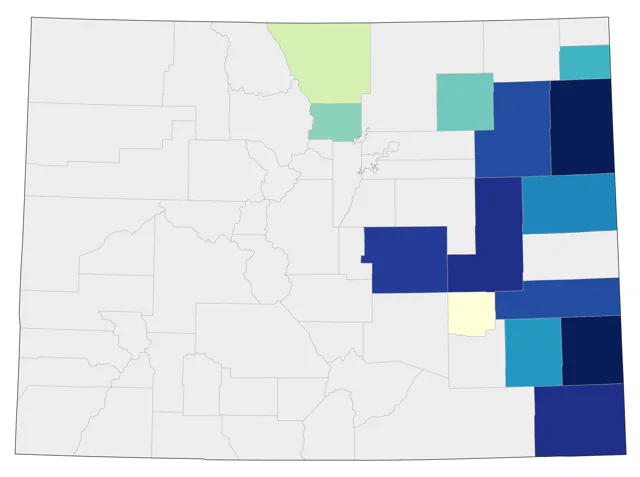Yellow-bellied Flycatcher county map