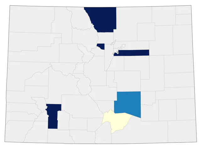 Yellow Grosbeak county map