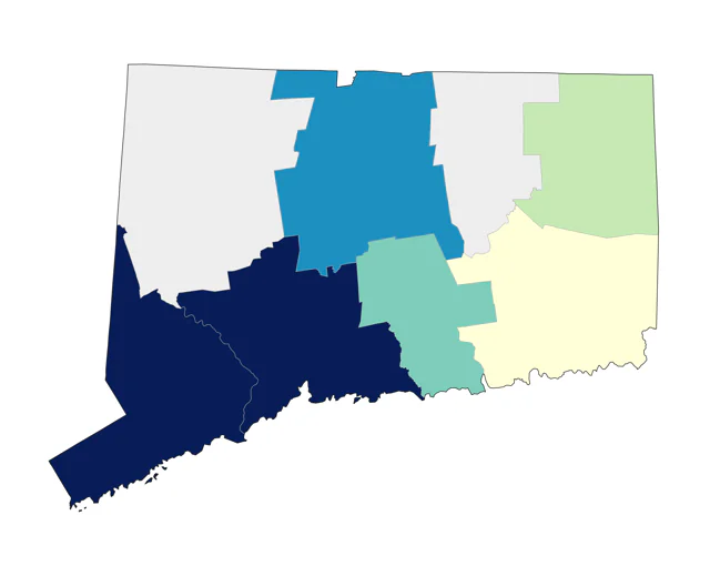 American Avocet county map