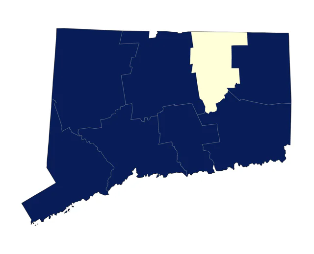 American Bittern county map