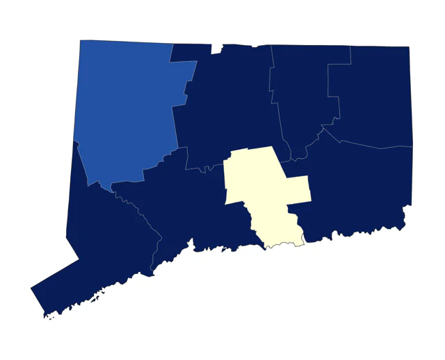Baird's Sandpiper county map